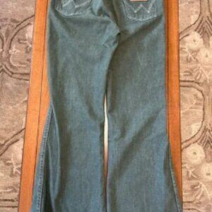 True 70’s Vintage Wrangler jeans pants green - bootcut size 26